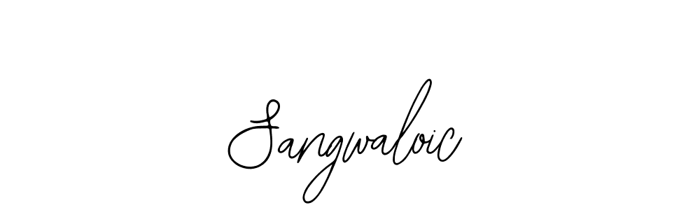 This is the best signature style for the Sangwaloic name. Also you like these signature font (Bearetta-2O07w). Mix name signature. Sangwaloic signature style 12 images and pictures png