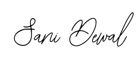 The Bearetta-2O07w handwriting style adds charm and authenticity to name Sani Dewal. A wonderful choice for personal thank-you notes. Sani Dewal signature style 12 images and pictures png