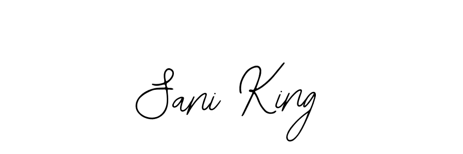 It looks lik you need a new signature style for name Sani King. Design unique handwritten (Bearetta-2O07w) signature with our free signature maker in just a few clicks. Sani King signature style 12 images and pictures png