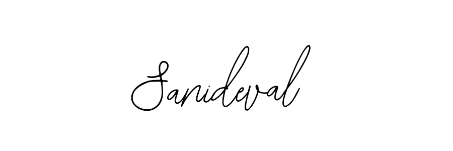You should practise on your own different ways (Bearetta-2O07w) to write your name (Sanideval) in signature. don't let someone else do it for you. Sanideval signature style 12 images and pictures png