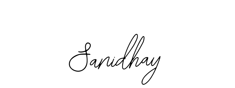 Make a beautiful signature design for name Sanidhay. Use this online signature maker to create a handwritten signature for free. Sanidhay signature style 12 images and pictures png