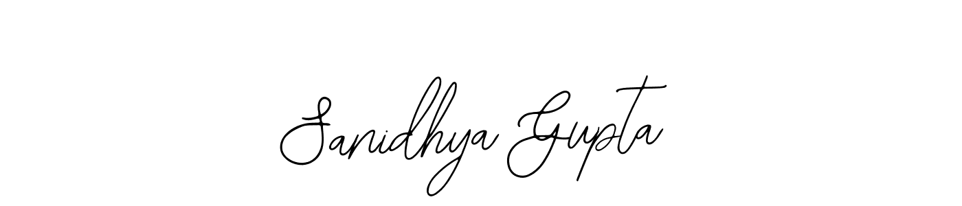 Create a beautiful signature design for name Sanidhya Gupta. With this signature (Bearetta-2O07w) fonts, you can make a handwritten signature for free. Sanidhya Gupta signature style 12 images and pictures png