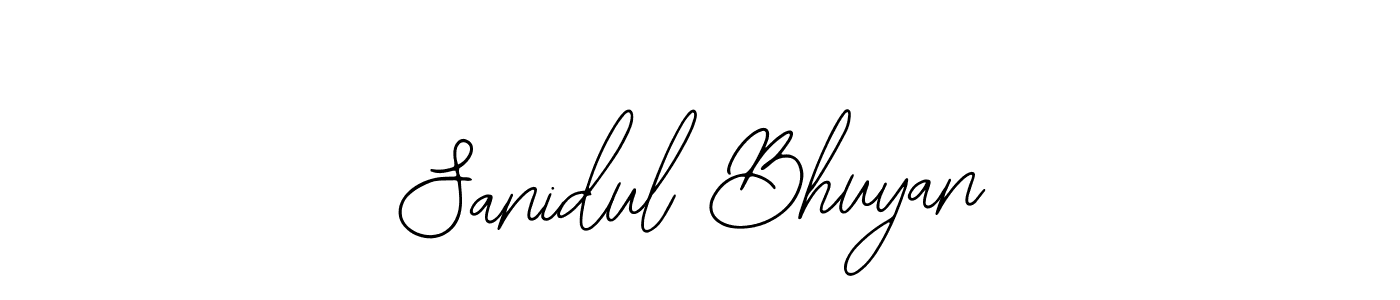 How to Draw Sanidul Bhuyan signature style? Bearetta-2O07w is a latest design signature styles for name Sanidul Bhuyan. Sanidul Bhuyan signature style 12 images and pictures png