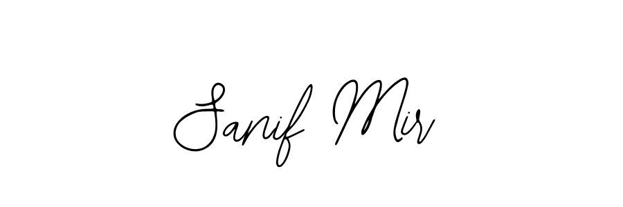 Here are the top 10 professional signature styles for the name Sanif Mir. These are the best autograph styles you can use for your name. Sanif Mir signature style 12 images and pictures png