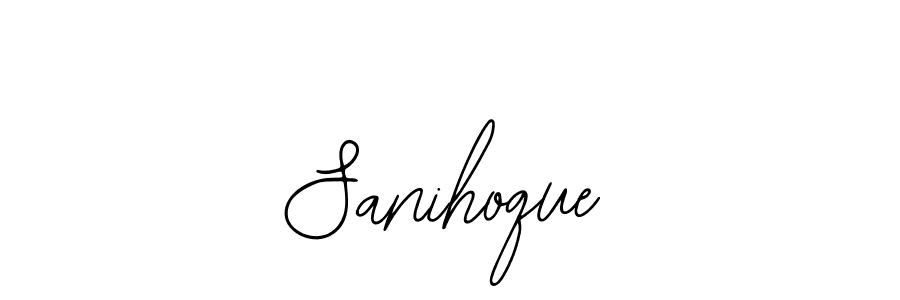 Make a beautiful signature design for name Sanihoque. With this signature (Bearetta-2O07w) style, you can create a handwritten signature for free. Sanihoque signature style 12 images and pictures png