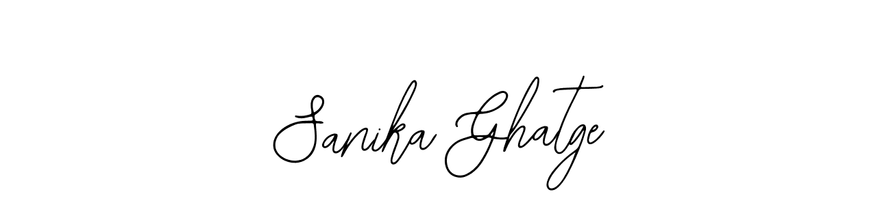 How to make Sanika Ghatge signature? Bearetta-2O07w is a professional autograph style. Create handwritten signature for Sanika Ghatge name. Sanika Ghatge signature style 12 images and pictures png