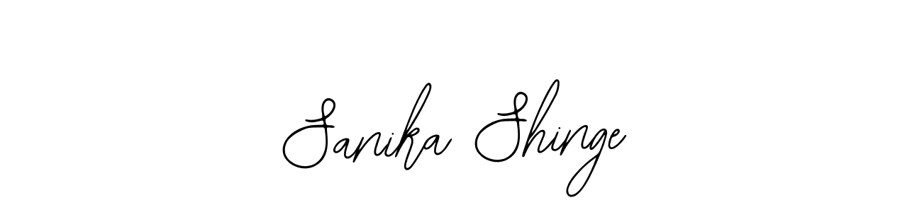 Use a signature maker to create a handwritten signature online. With this signature software, you can design (Bearetta-2O07w) your own signature for name Sanika Shinge. Sanika Shinge signature style 12 images and pictures png
