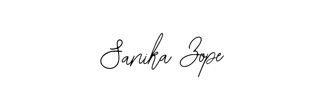 Similarly Bearetta-2O07w is the best handwritten signature design. Signature creator online .You can use it as an online autograph creator for name Sanika Zope. Sanika Zope signature style 12 images and pictures png