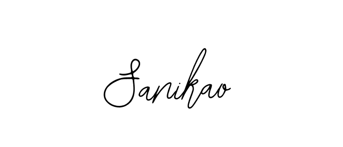 You should practise on your own different ways (Bearetta-2O07w) to write your name (Sanikao) in signature. don't let someone else do it for you. Sanikao signature style 12 images and pictures png