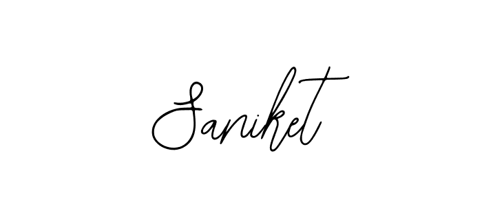 The best way (Bearetta-2O07w) to make a short signature is to pick only two or three words in your name. The name Saniket include a total of six letters. For converting this name. Saniket signature style 12 images and pictures png