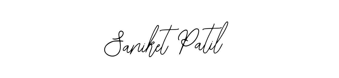 Use a signature maker to create a handwritten signature online. With this signature software, you can design (Bearetta-2O07w) your own signature for name Saniket Patil. Saniket Patil signature style 12 images and pictures png