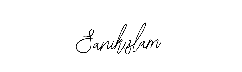 Also You can easily find your signature by using the search form. We will create Sanikislam name handwritten signature images for you free of cost using Bearetta-2O07w sign style. Sanikislam signature style 12 images and pictures png