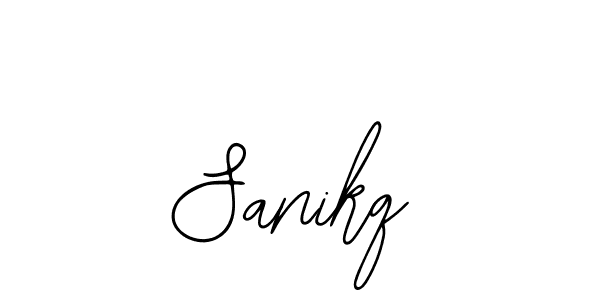 if you are searching for the best signature style for your name Sanikq. so please give up your signature search. here we have designed multiple signature styles  using Bearetta-2O07w. Sanikq signature style 12 images and pictures png