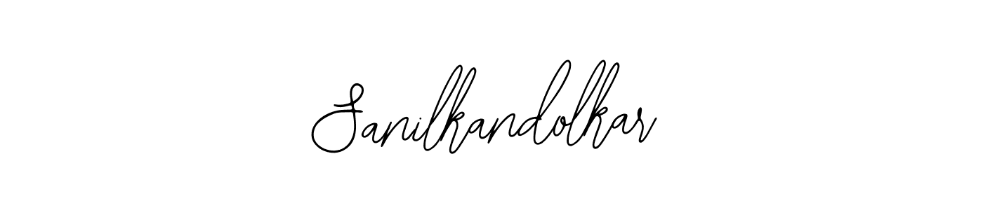 Bearetta-2O07w is a professional signature style that is perfect for those who want to add a touch of class to their signature. It is also a great choice for those who want to make their signature more unique. Get Sanilkandolkar name to fancy signature for free. Sanilkandolkar signature style 12 images and pictures png