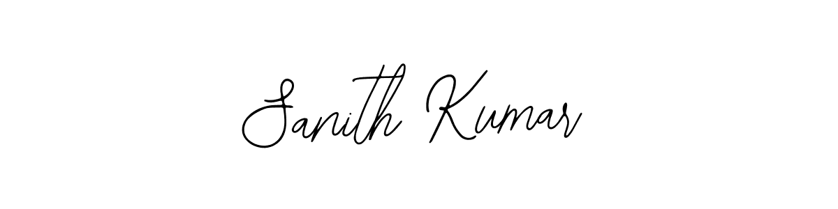 Sanith Kumar stylish signature style. Best Handwritten Sign (Bearetta-2O07w) for my name. Handwritten Signature Collection Ideas for my name Sanith Kumar. Sanith Kumar signature style 12 images and pictures png