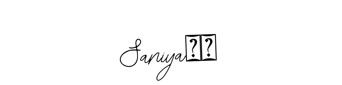 You should practise on your own different ways (Bearetta-2O07w) to write your name (Saniya❤️) in signature. don't let someone else do it for you. Saniya❤️ signature style 12 images and pictures png