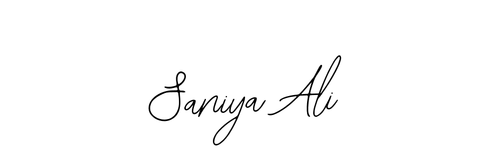 if you are searching for the best signature style for your name Saniya Ali. so please give up your signature search. here we have designed multiple signature styles  using Bearetta-2O07w. Saniya Ali signature style 12 images and pictures png