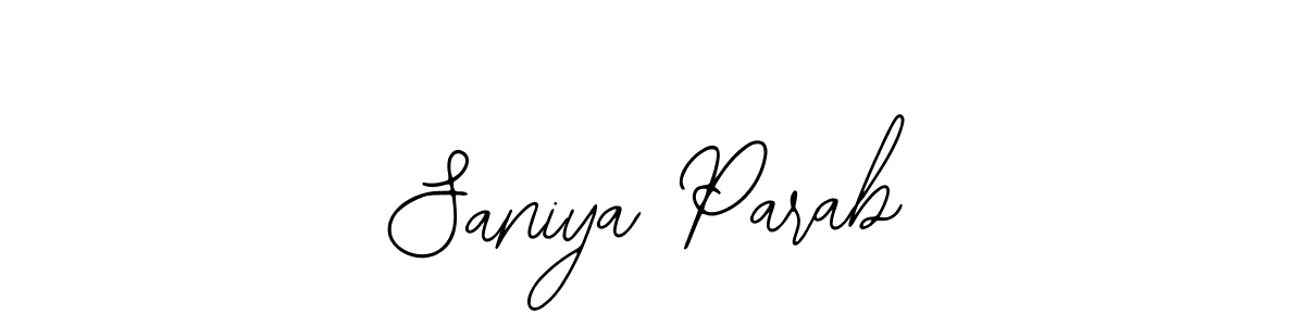 Create a beautiful signature design for name Saniya Parab. With this signature (Bearetta-2O07w) fonts, you can make a handwritten signature for free. Saniya Parab signature style 12 images and pictures png