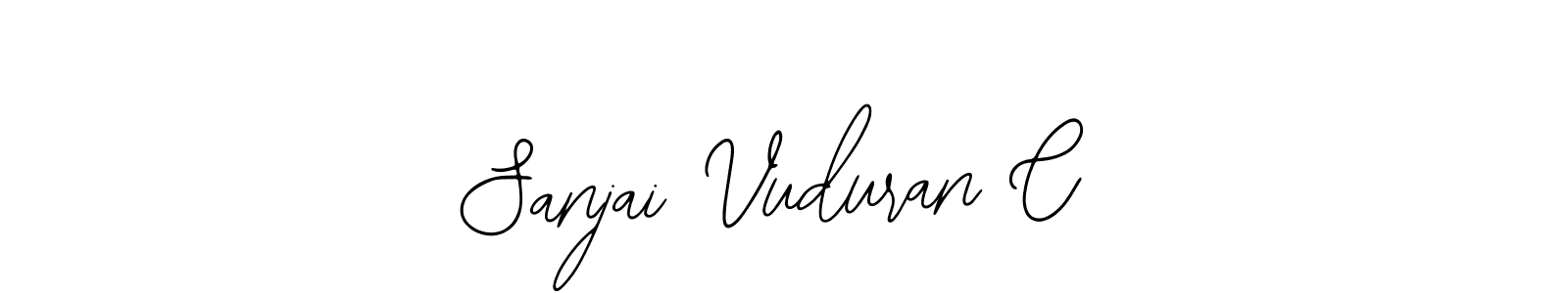 This is the best signature style for the Sanjai Vuduran C name. Also you like these signature font (Bearetta-2O07w). Mix name signature. Sanjai Vuduran C signature style 12 images and pictures png