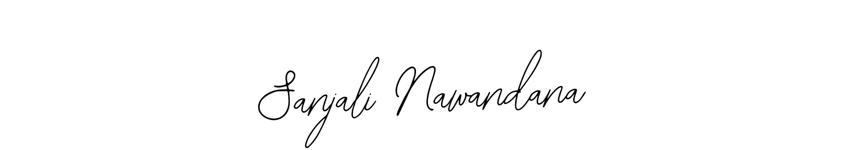 Similarly Bearetta-2O07w is the best handwritten signature design. Signature creator online .You can use it as an online autograph creator for name Sanjali Nawandana. Sanjali Nawandana signature style 12 images and pictures png