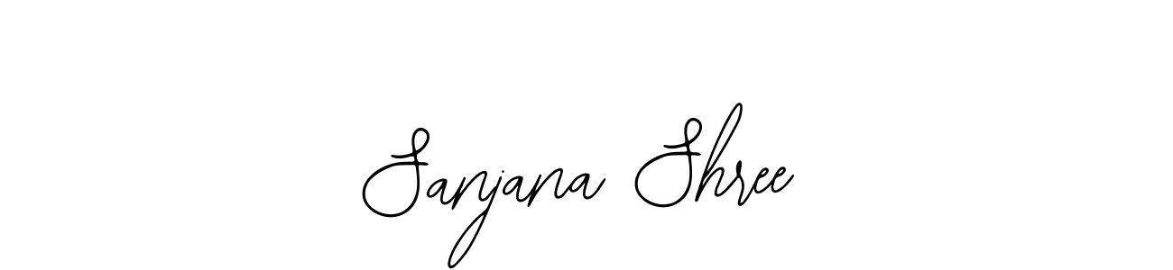 Bearetta-2O07w is a professional signature style that is perfect for those who want to add a touch of class to their signature. It is also a great choice for those who want to make their signature more unique. Get Sanjana Shree name to fancy signature for free. Sanjana Shree signature style 12 images and pictures png