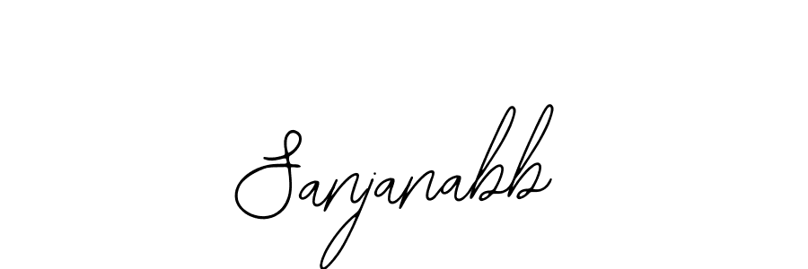 Use a signature maker to create a handwritten signature online. With this signature software, you can design (Bearetta-2O07w) your own signature for name Sanjanabb. Sanjanabb signature style 12 images and pictures png