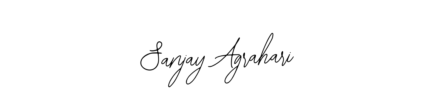 Use a signature maker to create a handwritten signature online. With this signature software, you can design (Bearetta-2O07w) your own signature for name Sanjay Agrahari. Sanjay Agrahari signature style 12 images and pictures png