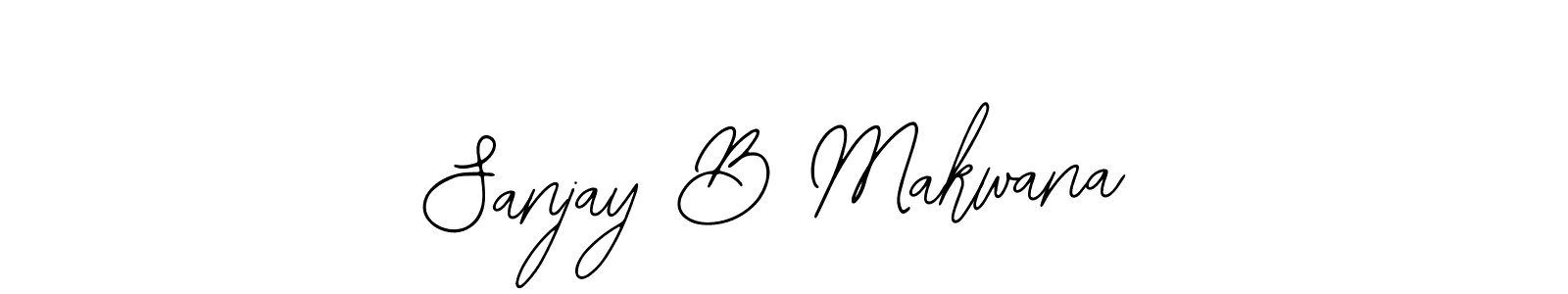 Sanjay B Makwana stylish signature style. Best Handwritten Sign (Bearetta-2O07w) for my name. Handwritten Signature Collection Ideas for my name Sanjay B Makwana. Sanjay B Makwana signature style 12 images and pictures png