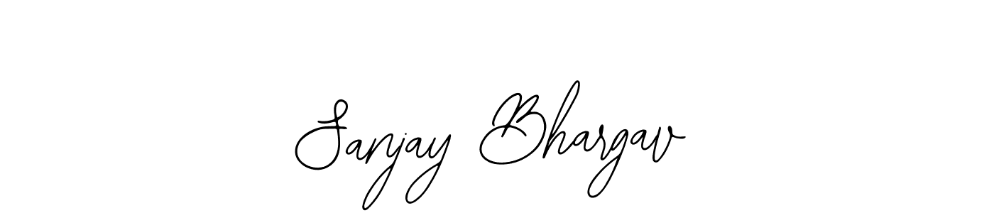 Bearetta-2O07w is a professional signature style that is perfect for those who want to add a touch of class to their signature. It is also a great choice for those who want to make their signature more unique. Get Sanjay Bhargav name to fancy signature for free. Sanjay Bhargav signature style 12 images and pictures png