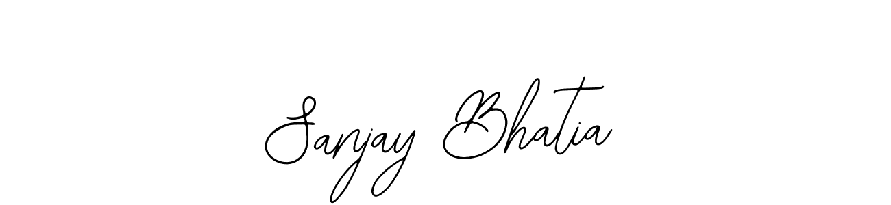 Use a signature maker to create a handwritten signature online. With this signature software, you can design (Bearetta-2O07w) your own signature for name Sanjay Bhatia. Sanjay Bhatia signature style 12 images and pictures png