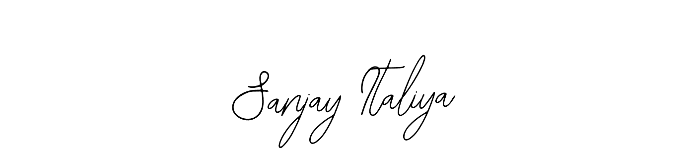 Sanjay Italiya stylish signature style. Best Handwritten Sign (Bearetta-2O07w) for my name. Handwritten Signature Collection Ideas for my name Sanjay Italiya. Sanjay Italiya signature style 12 images and pictures png