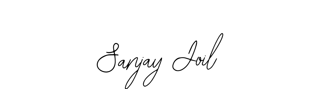 How to make Sanjay Joil name signature. Use Bearetta-2O07w style for creating short signs online. This is the latest handwritten sign. Sanjay Joil signature style 12 images and pictures png