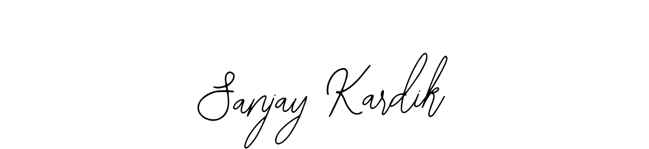 Design your own signature with our free online signature maker. With this signature software, you can create a handwritten (Bearetta-2O07w) signature for name Sanjay Kardik. Sanjay Kardik signature style 12 images and pictures png