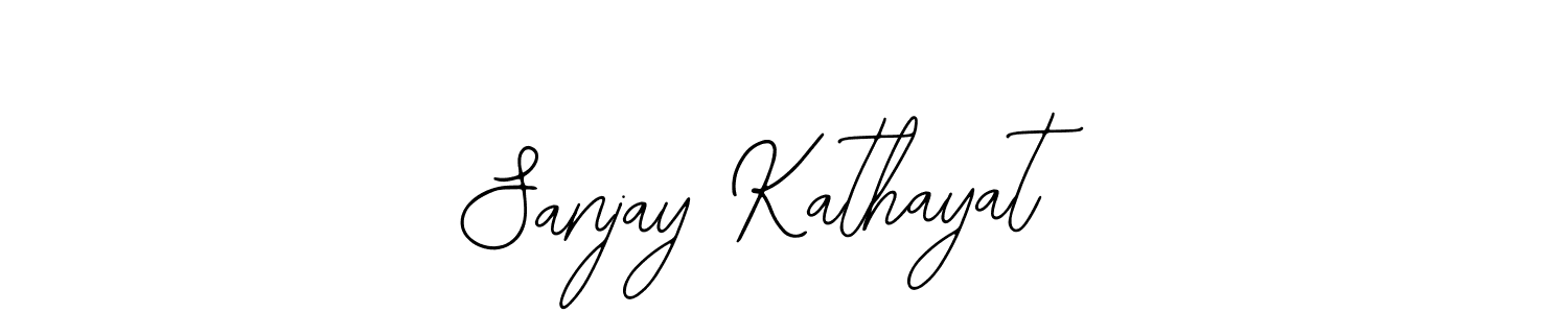 You should practise on your own different ways (Bearetta-2O07w) to write your name (Sanjay Kathayat) in signature. don't let someone else do it for you. Sanjay Kathayat signature style 12 images and pictures png