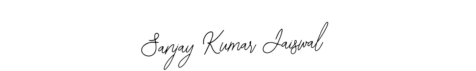 Use a signature maker to create a handwritten signature online. With this signature software, you can design (Bearetta-2O07w) your own signature for name Sanjay Kumar Jaiswal. Sanjay Kumar Jaiswal signature style 12 images and pictures png