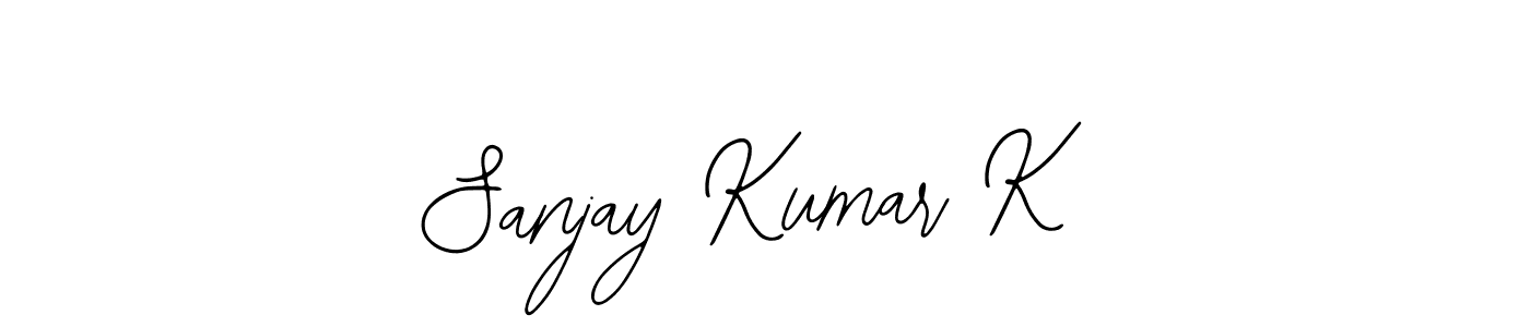 Also we have Sanjay Kumar K name is the best signature style. Create professional handwritten signature collection using Bearetta-2O07w autograph style. Sanjay Kumar K signature style 12 images and pictures png