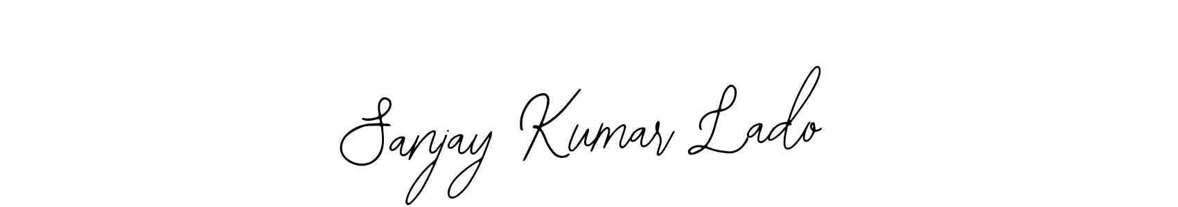 How to make Sanjay Kumar Lado name signature. Use Bearetta-2O07w style for creating short signs online. This is the latest handwritten sign. Sanjay Kumar Lado signature style 12 images and pictures png