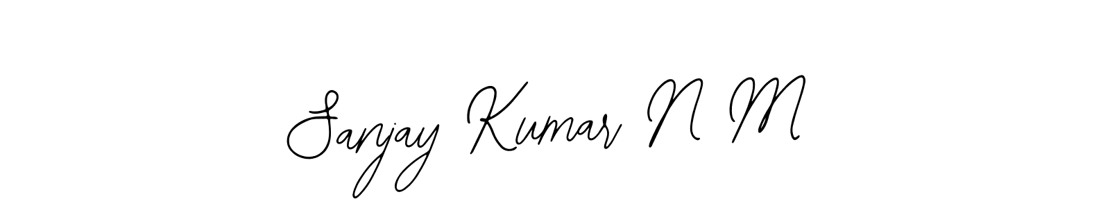 Make a beautiful signature design for name Sanjay Kumar N M. Use this online signature maker to create a handwritten signature for free. Sanjay Kumar N M signature style 12 images and pictures png