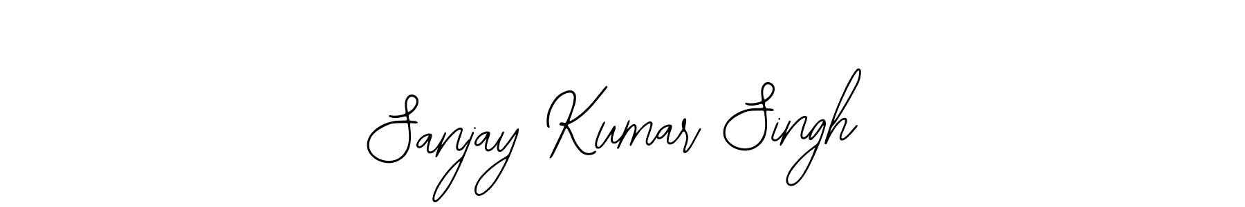 You should practise on your own different ways (Bearetta-2O07w) to write your name (Sanjay Kumar Singh) in signature. don't let someone else do it for you. Sanjay Kumar Singh signature style 12 images and pictures png