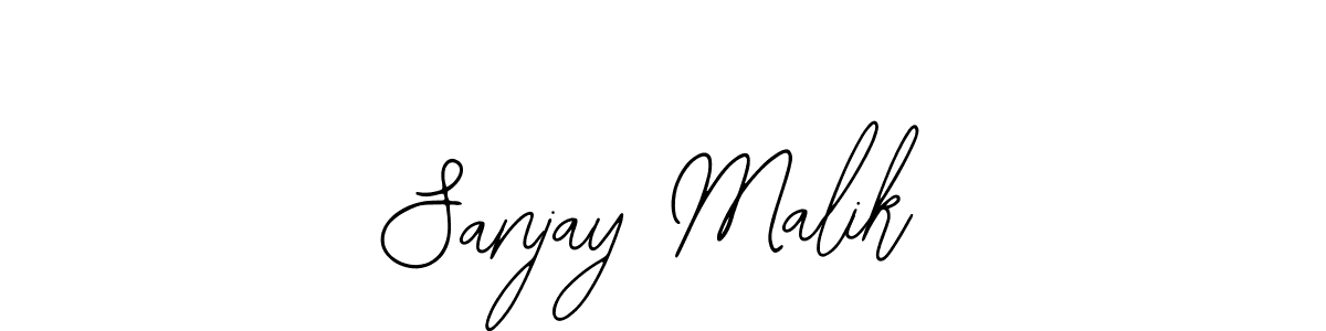 How to make Sanjay Malik name signature. Use Bearetta-2O07w style for creating short signs online. This is the latest handwritten sign. Sanjay Malik signature style 12 images and pictures png