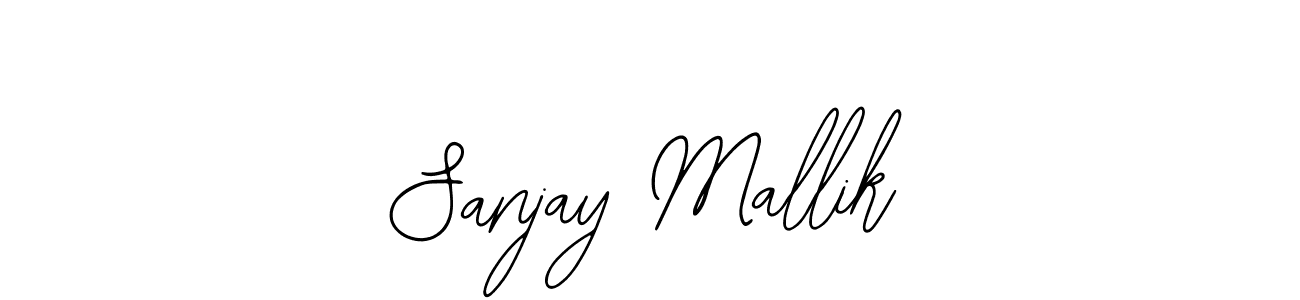 You should practise on your own different ways (Bearetta-2O07w) to write your name (Sanjay Mallik) in signature. don't let someone else do it for you. Sanjay Mallik signature style 12 images and pictures png