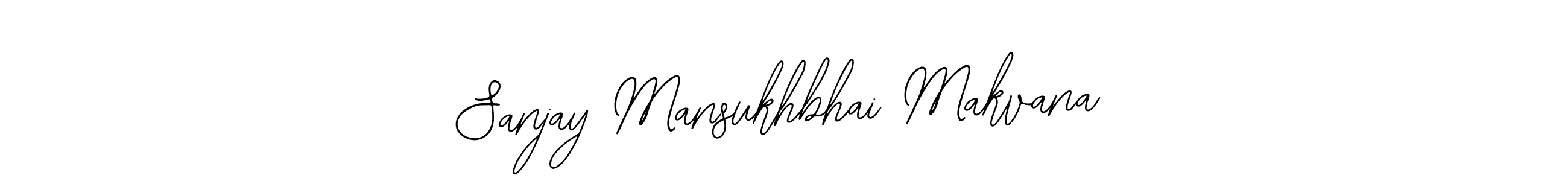 The best way (Bearetta-2O07w) to make a short signature is to pick only two or three words in your name. The name Sanjay Mansukhbhai Makvana include a total of six letters. For converting this name. Sanjay Mansukhbhai Makvana signature style 12 images and pictures png