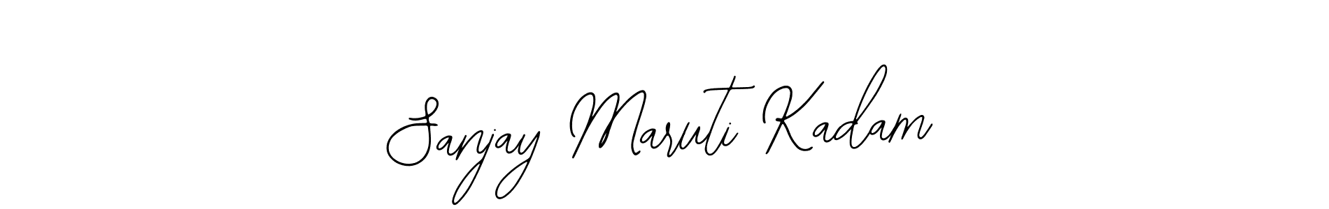 Use a signature maker to create a handwritten signature online. With this signature software, you can design (Bearetta-2O07w) your own signature for name Sanjay Maruti Kadam. Sanjay Maruti Kadam signature style 12 images and pictures png