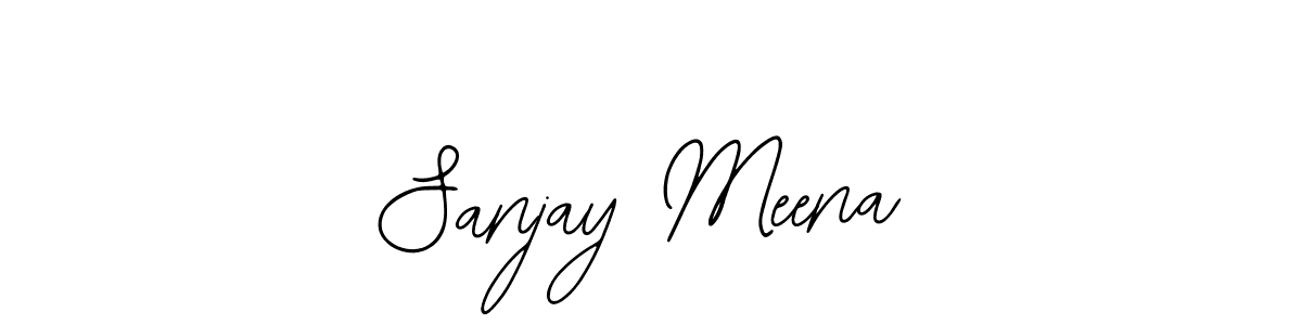 Make a beautiful signature design for name Sanjay Meena. Use this online signature maker to create a handwritten signature for free. Sanjay Meena signature style 12 images and pictures png