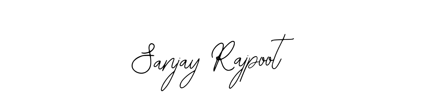 You should practise on your own different ways (Bearetta-2O07w) to write your name (Sanjay Rajpoot) in signature. don't let someone else do it for you. Sanjay Rajpoot signature style 12 images and pictures png