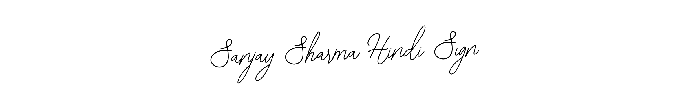 Make a beautiful signature design for name Sanjay Sharma Hindi Sign. With this signature (Bearetta-2O07w) style, you can create a handwritten signature for free. Sanjay Sharma Hindi Sign signature style 12 images and pictures png