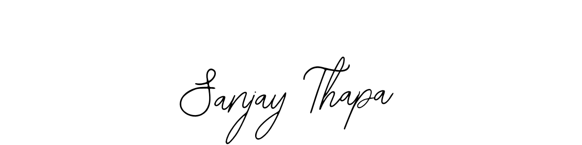 Similarly Bearetta-2O07w is the best handwritten signature design. Signature creator online .You can use it as an online autograph creator for name Sanjay Thapa. Sanjay Thapa signature style 12 images and pictures png