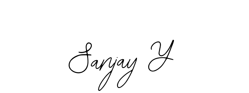 Design your own signature with our free online signature maker. With this signature software, you can create a handwritten (Bearetta-2O07w) signature for name Sanjay Y. Sanjay Y signature style 12 images and pictures png