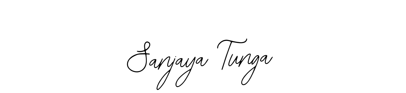 This is the best signature style for the Sanjaya Tunga name. Also you like these signature font (Bearetta-2O07w). Mix name signature. Sanjaya Tunga signature style 12 images and pictures png