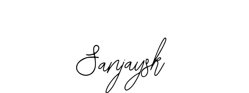 if you are searching for the best signature style for your name Sanjaysk. so please give up your signature search. here we have designed multiple signature styles  using Bearetta-2O07w. Sanjaysk signature style 12 images and pictures png